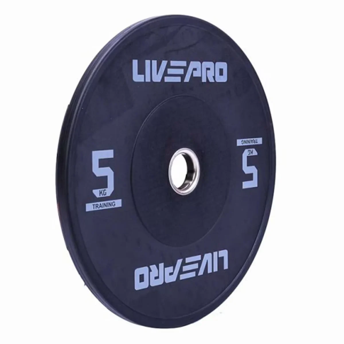 Livepro Black Bumper Plate, 5 Kg