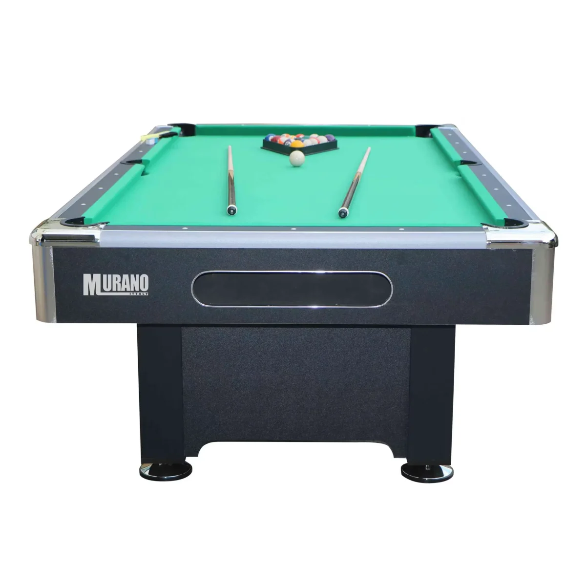 Murano Wooden Pool/Billiard Table, 8 Feet, Green