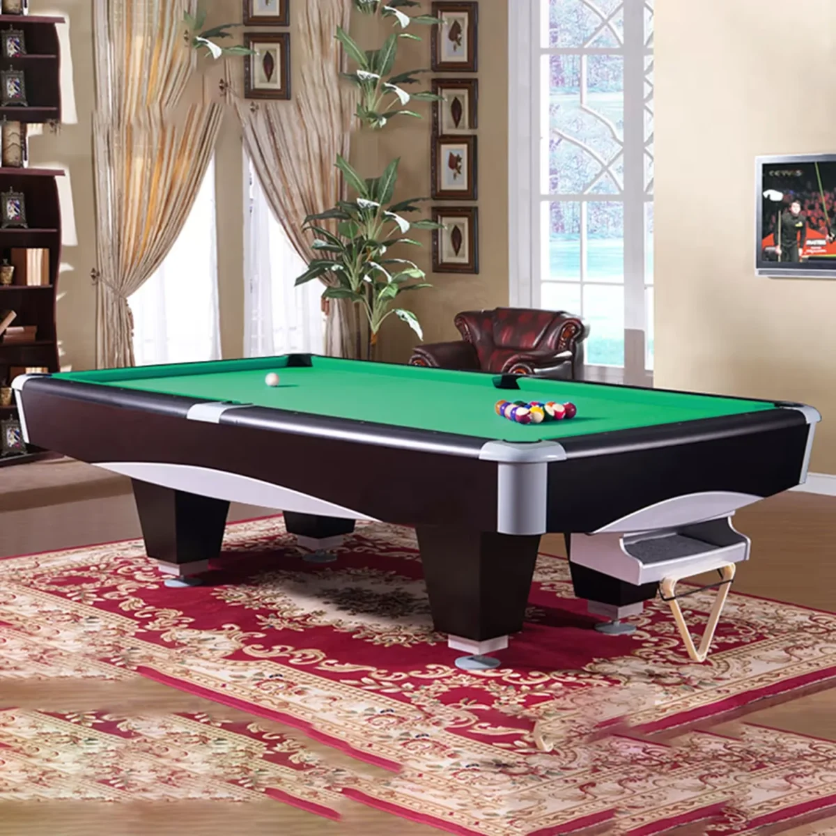 Murano 8 Feet Billiard Pool Table Marble Material